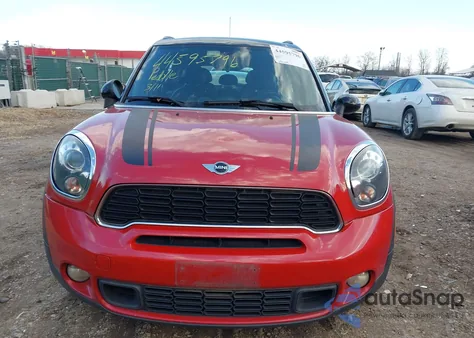 2014 Mini Countryman Cooper S из США, поврежденный, VIN WMWZC3C50EWP52077